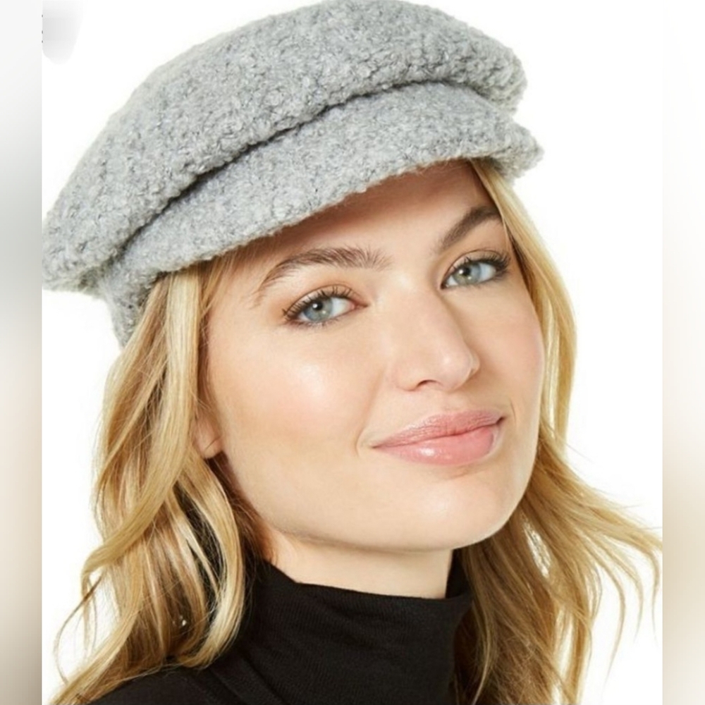 Nwt ECHO Gibson Newsboy Hat Cap Women's Knit Beanie​​ Boucle Wool Blend Beret